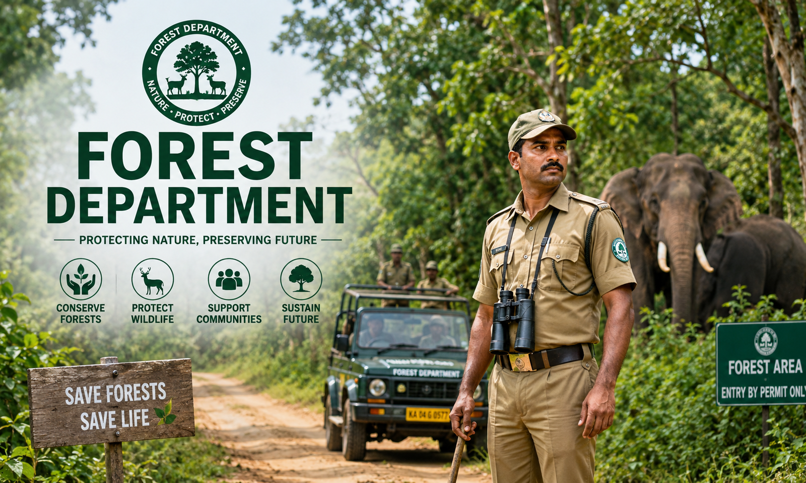 Guardians of the Green: The Essential Lower-Level Roles in the Forest Department